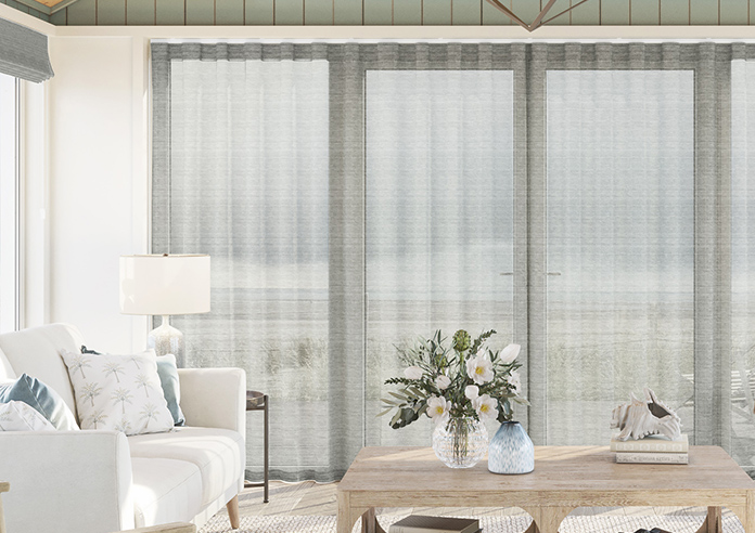 Sahara Voile, Metallic Grey - Made to Measure Curtains - Image 7